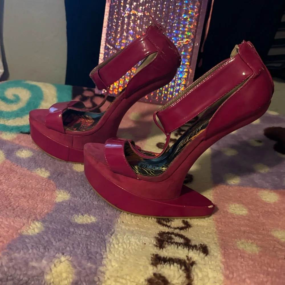 Hot Pink Platform Stiletto Heels – Size 7.5 | Bold Statement Heels |